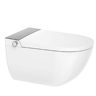 Wall hung Japanese Style Shower Toilet Integrated Smart  WC With Bidet and Auto 
