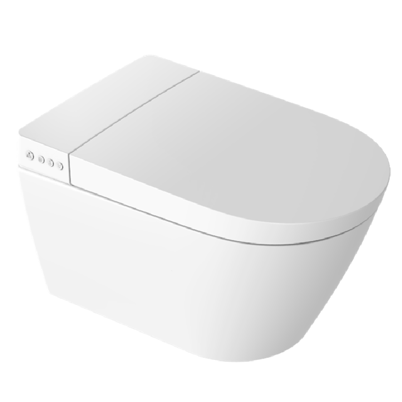 Wall hung Japanese Style Shower Toilet Intelligent Smart WC With Bidet 7201