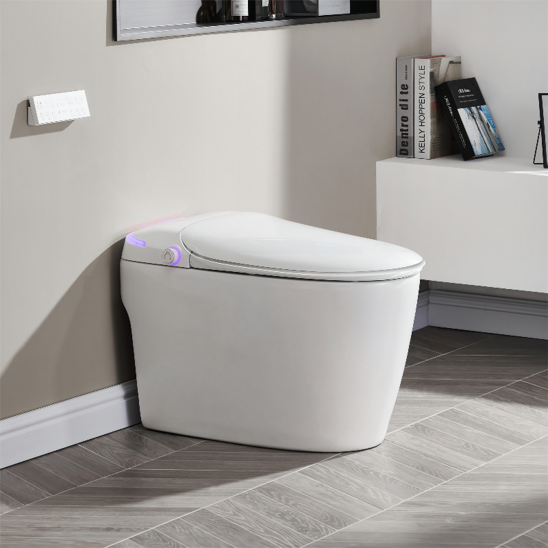 Water Save Tankless Intelligent Smart Toilet Bubble Shield Showering Bidet M9008